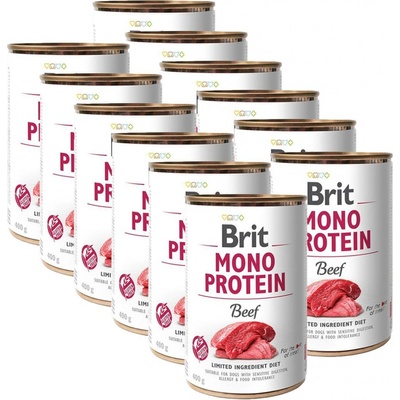 Brit Mono Protein Beef, 12 x 400 g