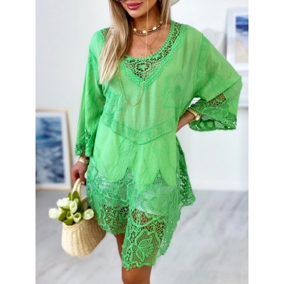 Fashionweek dámska tunika v boho štýle IT-Oliana zelená