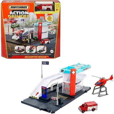 Matchbox Action Drivers Helicopter Rescue
