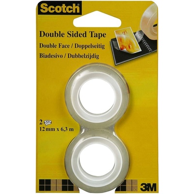 3M Lepiaca páska obojstranná, náhradná, 12 mm x 6,3 m