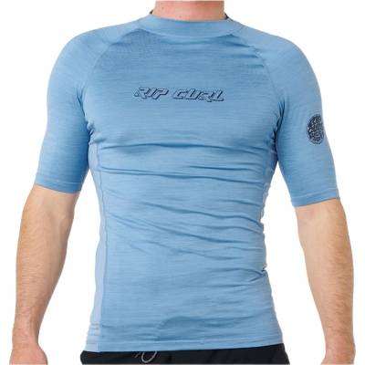 Rip Curl Мъжка плажна тениска от ликра Rip Curl Dawn Patrol UPF Perf S/S Lycra - Faded Denim - размер XXL (050-2288-0216)