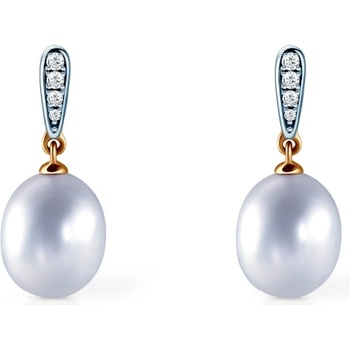 SAVICKI Обеци Savicki: злато, перла, диаманти