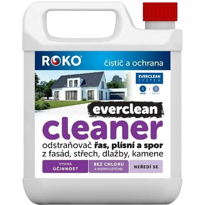 Čistící přípravek na fasádu, střechu a dlažbu ROKO EVERCLEAN CLEANER 5 l