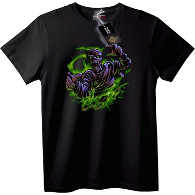 NOONEBRAND Тениска Мумия Призрак - 7XL, Black