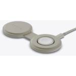 Satechi OntheGo 2-in-1 Wireless Charger - Sand (ST-QTG21W) - iStore