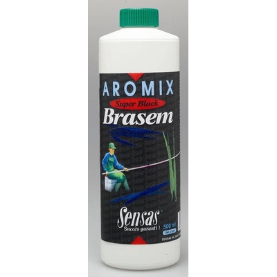 Sensas Tekutý posilňovač Aromix Black Brasem pleskáč 500 ml