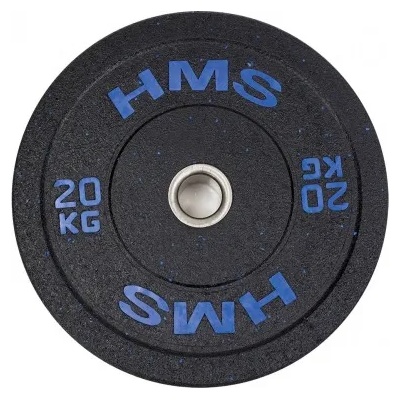 HMS Гумен диск с тегло 20 кг/ 51 мм hms htbr20 - син