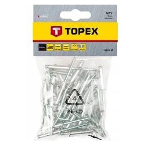 Topex Aluminium rivets 4.0 x 10 mm, 50 pcs