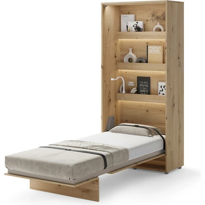 Lenart Bed Concept BC-03 sklápěcí vertikální světlý dub