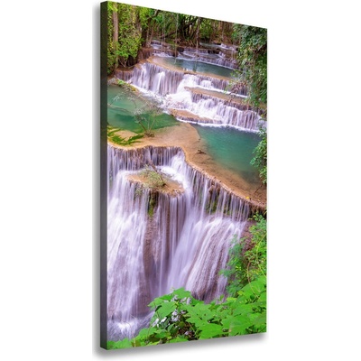 Vertikálny foto obraz na plátne do obývačky Vodopád 50x100 cm