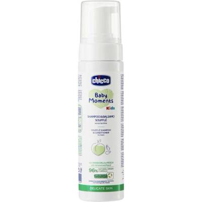 CHICCO Šampon a kondicionér na vlasy soufflé Baby moments Kids 0m+, 150 ml