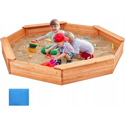 Vevor Dřevěné pískoviště osmihranné 30 kg