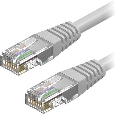 AlzaPower APW-CBP6U0030Y Patch CAT6 UTP, 3m, šedý