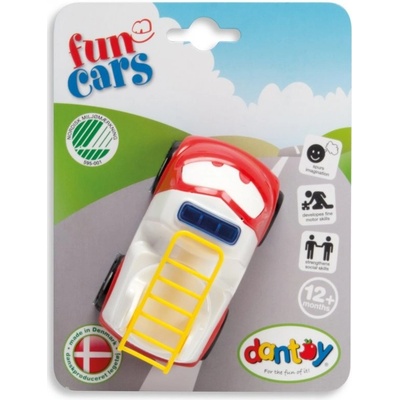 DANTOY fun Cars hasičské auto červené
