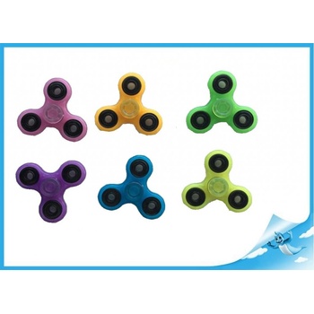 Fidget spinner Extreme 7,6cm svítící ve tmě růžový