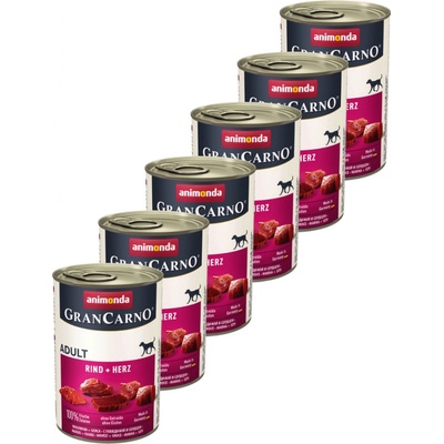 Animonda Gran Carno Adult hovädzie & srdce 6 x 400 g