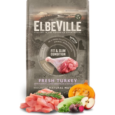 Elbeville Senior All Breeds Fresh Turkey Fit and Slim Condition 4 kg