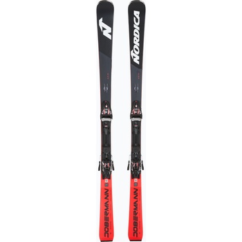 Nordica Ски за спускане Nordica Doberman SLR DC + автомати Xcell 14 FDT black/red