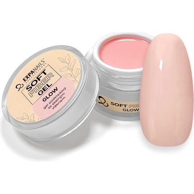 Expa nails Uv Led gel podkladová báze se skelnými vlákny Soft Fiber glow 50 g