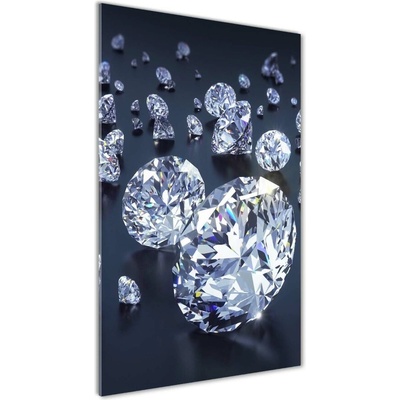 Vertikálny foto obraz fotografie na skle Diamanty 50x100 cm