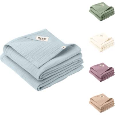 BIBS z BIO bavlny Baby Blue 2ks