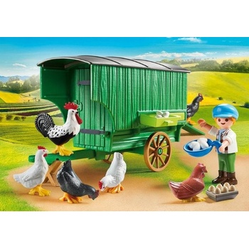 Playmobil 70138 Mobilní kurník pro slepičky