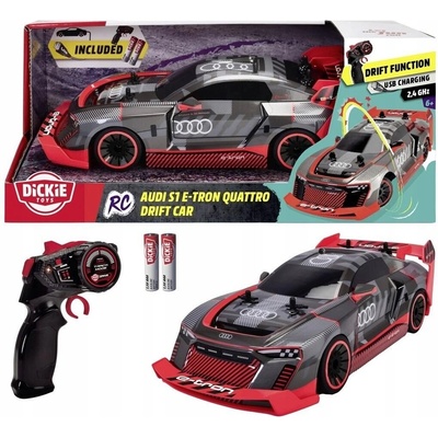 Auto na dálkové ovládání Dickie Toys šedé 1:16 2 kanály