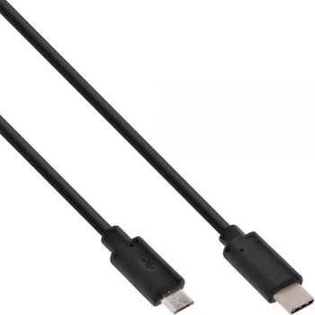 InLine 35746 USB кабел USB 2.0 0, 5 м USB C Micro-USB B Черен (35746)