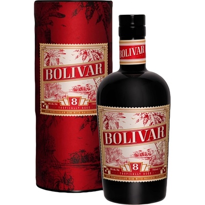 Bolivar Tropically Aged Rum 40% 0,7 l (tuba)