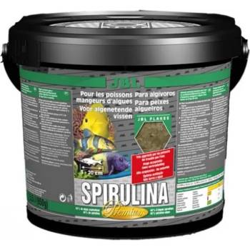 Image 1 of JBL Spirulina 5, 5l - Професионална храна за растителноядни риби в сладка или солена вода със спирулина (J3000300)
