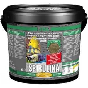 JBL Spirulina 5, 5l - Професионална храна за растителноядни риби в сладка или солена вода със спирулина (J3000300)