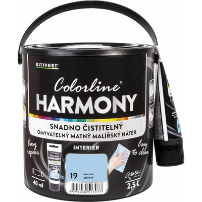 KITTFORT Colorline HARMONY 2,5 l azurová matná