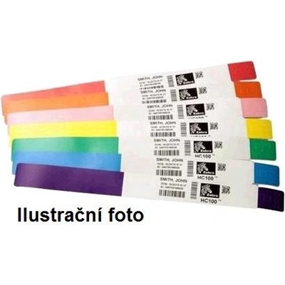 Zebra Z-Band Direct náramkové pásky, DT, 25 mm x 279 mm, 6 x 200 ks, červená