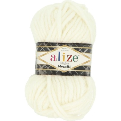 Alize Superlana Megafil 55 snehová biela