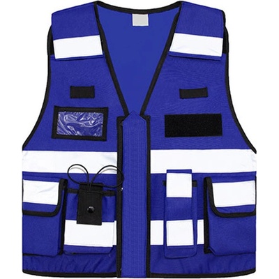 Korntex Bonn reflexní vesta pro speciální jednotky KX040 Royal Blue