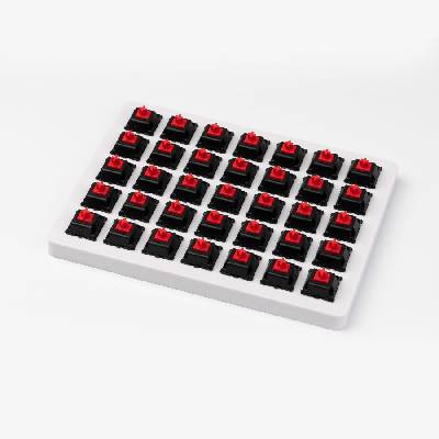 Суичове за механична клавиатура Keychron Cherry MX, Red, Switch Set 35 броя (KEYCHRON-ACC-Z41)