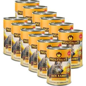 Wolfsblut Консерва WOLFSBLUT Jack Rabbit - заек и сладки картофи 12 x 395 г