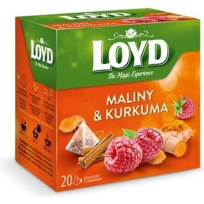 Loyd Tea pyramida maliny kurkuma skořice 40 g