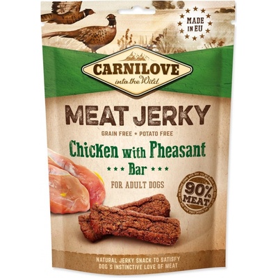 CARNILOVE Jerky Snack Chicken with Pheasant Bar 100 g