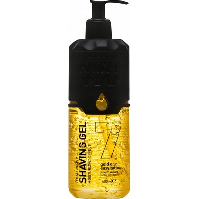 Nishman 07 Gold luxusný gél na holenie 400 ml