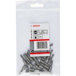 Bosch - Комплект битове S0, 5x4, дължина 25 мм, 25 бр. 2607001458 (2607001458)