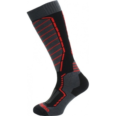 Blizzard Profi ski socks black/anthracite/red Čierna