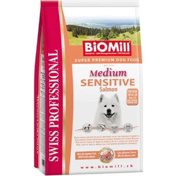 Biomill Swiss Professional Medium Sensitive salmon & rice 3 kg