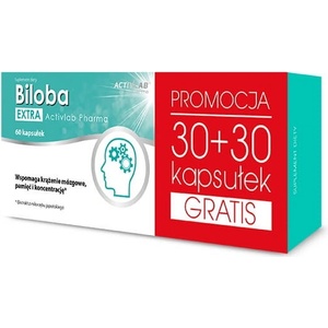 ACTIVLAB Pharma Biloba Extra, 60 Capsules - fitnesdobavki - 11,54 лв
