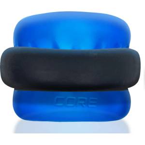OXBALLS ULTRACORE Core Ballstretcher + Axis Ring Blue Ice