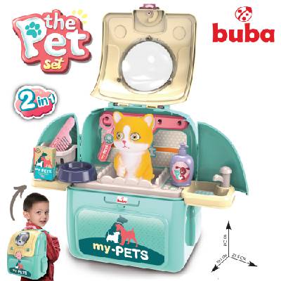 Комплект домашен любимец Buba Коте 008-967 -2, Раница (008-967-2)