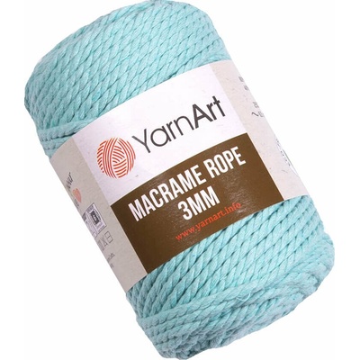 YARNART Macrame Rope 3 mm 63 m 775 Mint юта (Macrame Rope 3 mm 775)