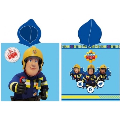 Carbotex Bavlnené pončo 55 x 110 cm Požiarnik Sam FMS237004