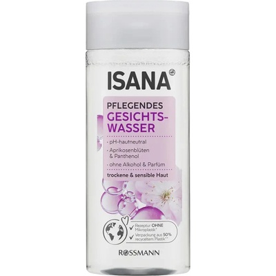 Isana pleťová pečující voda pro suchou a citlivou pleť 200 ml – Zboží Mobilmania
