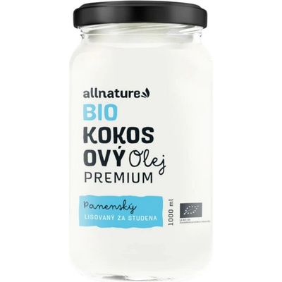 Allnature Kokosový olej panenský 1 l